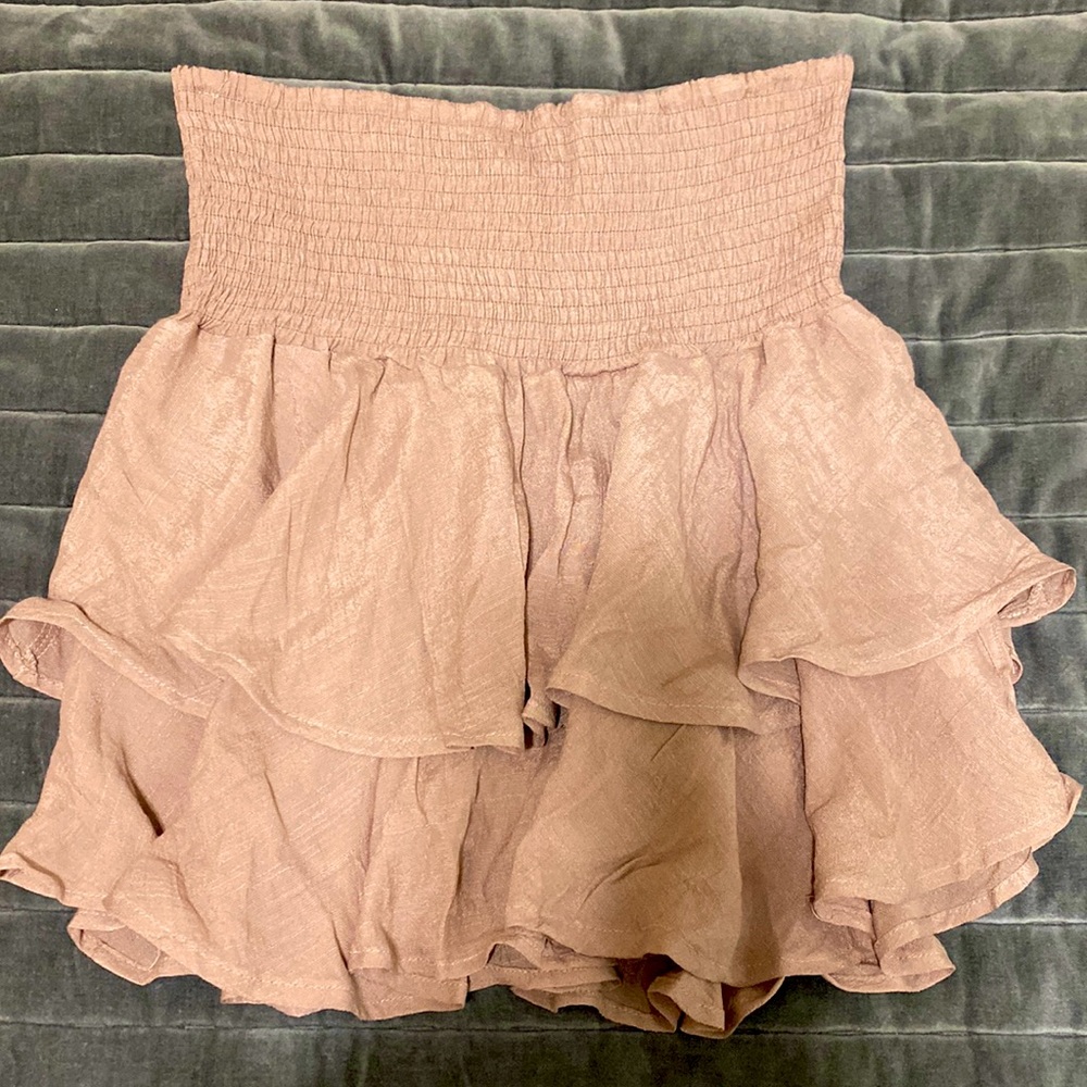 NEVER WORN! Adorable high waist layered ruffle skirt